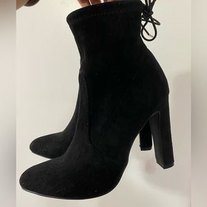 Moving Sale Justfab Jesyna Ankle Boot Black US7 UK5 EU37.5